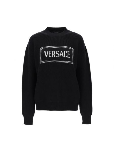 Czarny sweter Versace