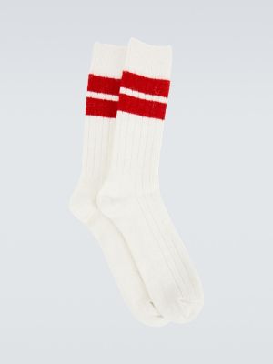 Кашмирени чорапи Zegna бяло