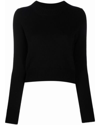 Jersey de cachemir de tela jersey con estampado de cachemira Alexander Mcqueen negro