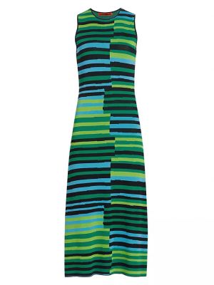 Трикотажное платье макси в полоску Axon Simon Miller, horizontal stacked stripe