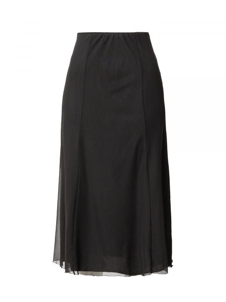 Πλεκτή maxi φούστα από τούλι Trendyol μαύρο