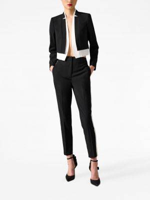Slim fit kalhoty Karl Lagerfeld černé