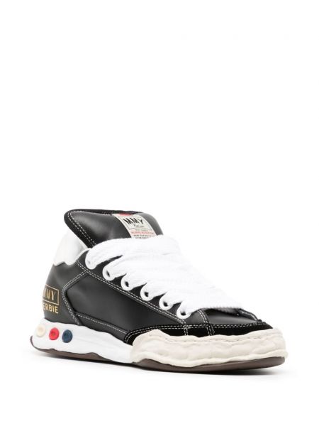 Sneakersy skórzane Maison Mihara Yasuhiro czarne