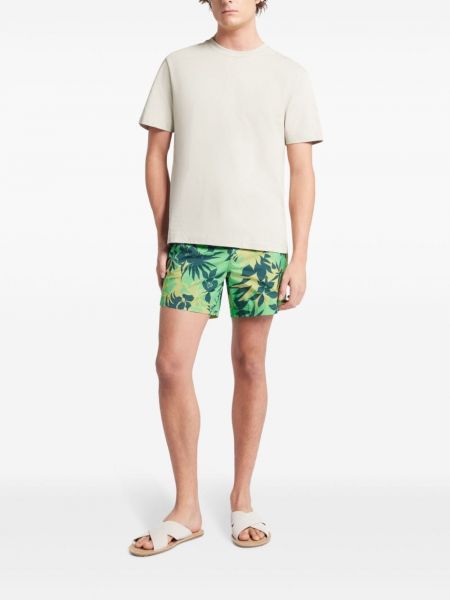Geblümte shorts mit print Tom Ford grün