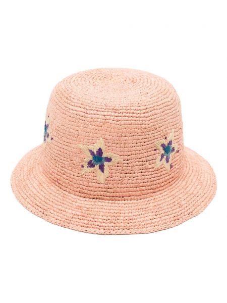 Siuvinėtas kepurė Paul Smith rožinė
