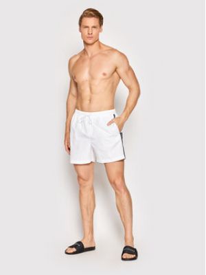 Kraťasy Calvin Klein Swimwear bílé