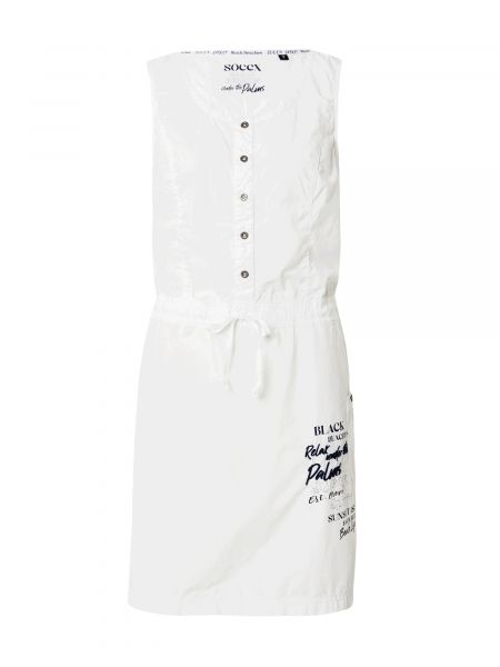 Košeľové šaty Soccx biela