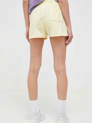 Pantaloni cu talie înaltă Adidas Originals galben