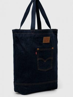 Хлопковая сумка Levi’s® синяя