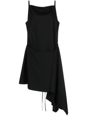 Ασύμμετρη αμάνικο φόρεμα Juun.j μαύρο