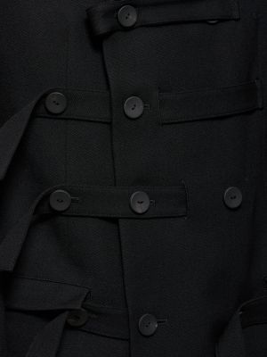 Вълнено яке Yohji Yamamoto черно