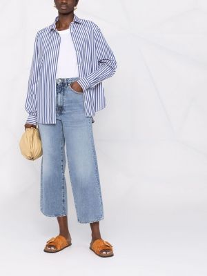 Jeansy relaxed fit Toteme niebieskie