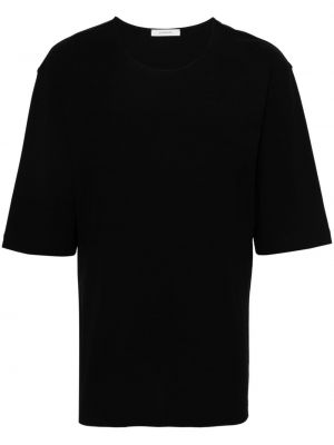 Bavlnené tričko Lemaire čierna
