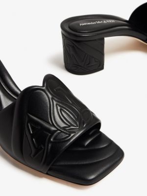 Кожаные сандалии Alexander Mcqueen черные