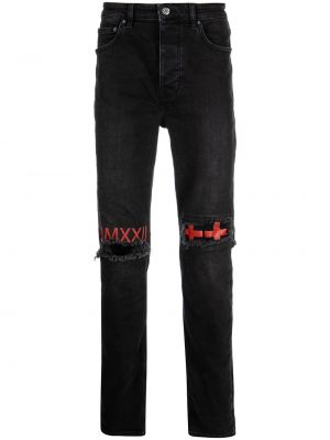 Skinny fit-jeans Ksubi svart