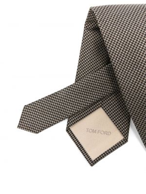 Hedvábná kravata s potiskem Tom Ford