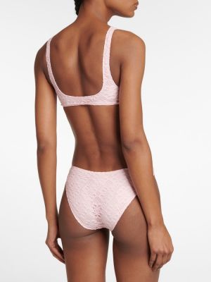 Bikini cu funde Giambattista Valli roz