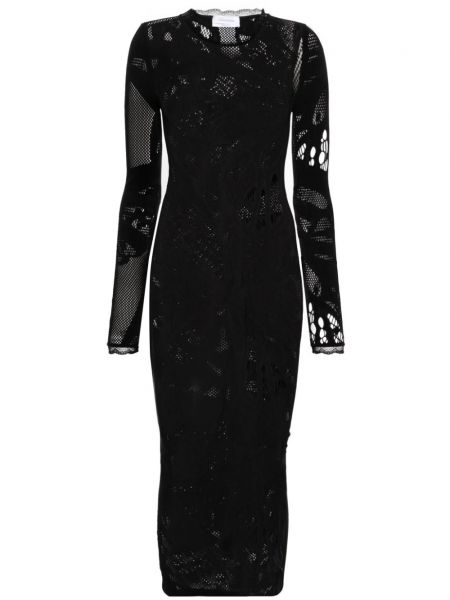 Midi haljina Blumarine crna