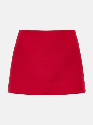 Mini sukně Valentino červené