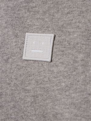 Sweatshirt aus baumwoll mit kapuze Acne Studios schwarz