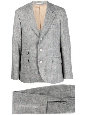 Lang blazer Brunello Cucinelli grå