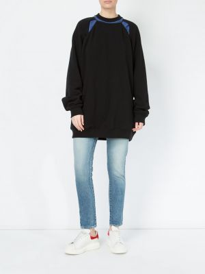 Sweatshirt mit rundhalsausschnitt Y/project schwarz