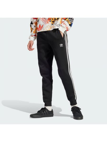 Spodnie sportowe w paski Adidas Originals czarne