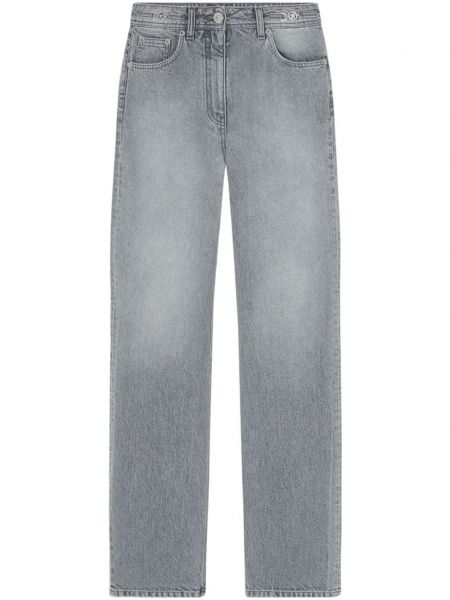 High waist straight jeans Versace grau