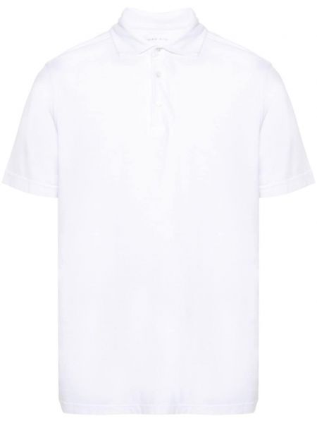 Поло тениска от джърси Fedeli бяло