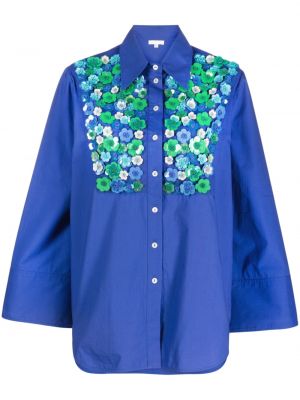 Relaxed fit bluza s cvetličnim vzorcem P.a.r.o.s.h.