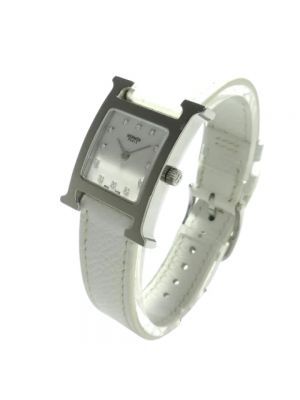 Zegarek ze stali chirurgicznej Hermès Vintage biały