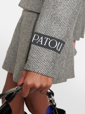 Giacca di lana Patou grigio