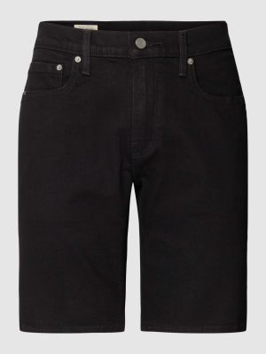 Szorty jeansowe z kieszeniami Levi's czarne