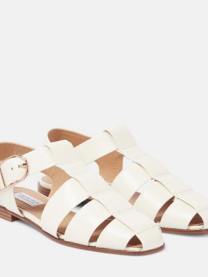 Kožne sandale Gabriela Hearst bijela