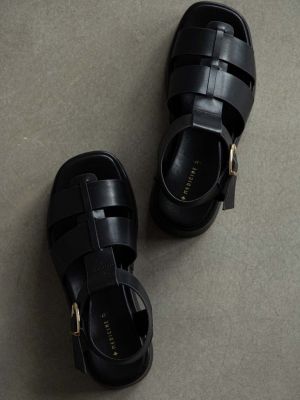 Sandale cu platformă Medicine negru