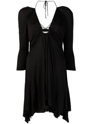 Koktejlové šaty Isabel Marant černé