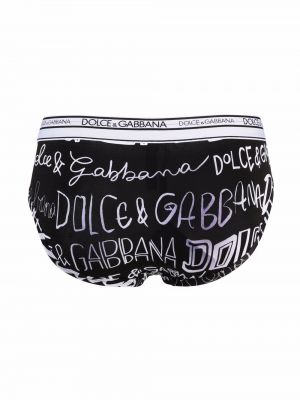 Bragas con estampado Dolce & Gabbana negro