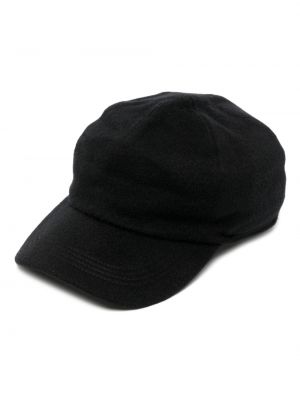 Кашмирена шапка с козирки N.peal черно