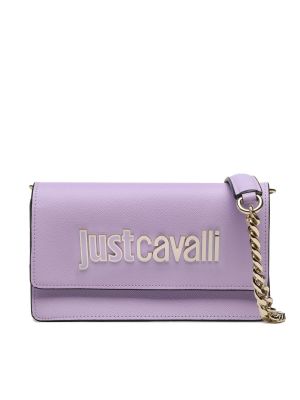 Pisemska torbica Just Cavalli vijolična