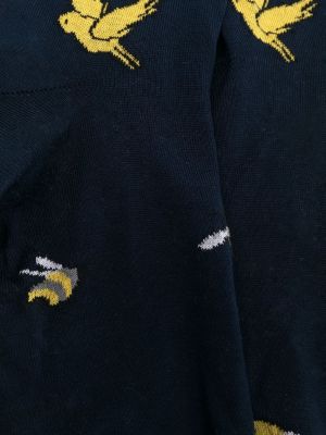 Chaussettes en tricot Thom Browne bleu