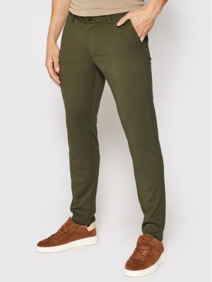 Chino hlače slim fit Only & Sons zelena
