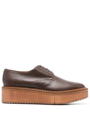 Plattform brogues Robert Clergerie brun