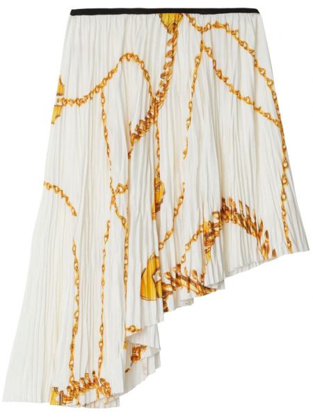 Asymetrická sukňa s potlačou Burberry