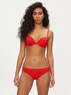 Bikini Ea7 Emporio Armani rdeča