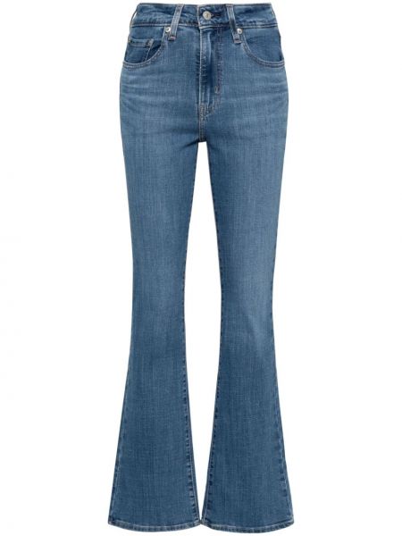 Jeans bootcut taille haute large large Levi's bleu
