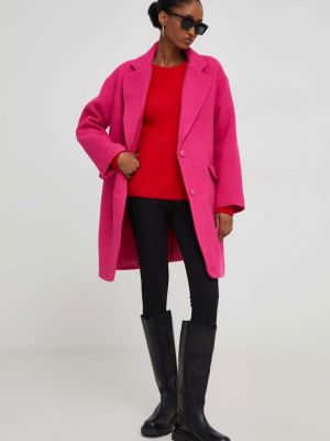 Płaszcz Answear Lab różowy