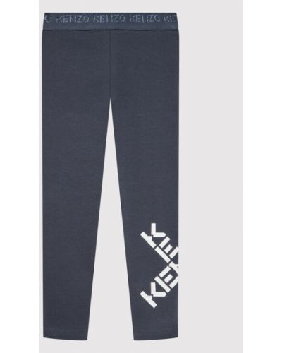 Kenzo Kids Leggings K14190 Szürke Slim Fit