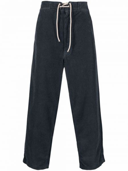 Pantalones rectos de pana Société Anonyme gris