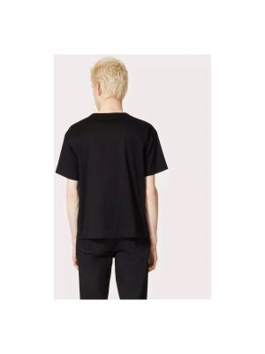 Camisa de algodón Valentino negro