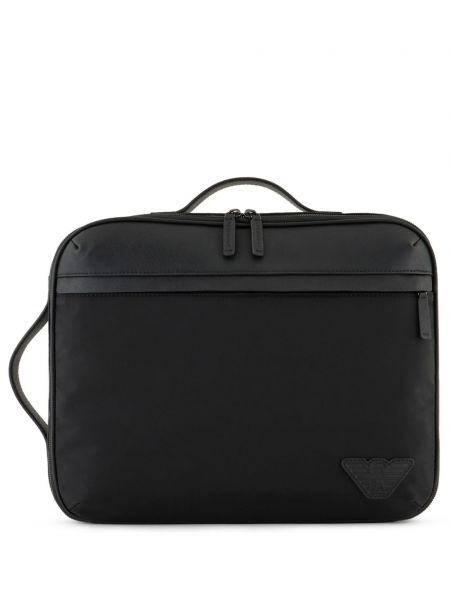 Τσάντα laptop Emporio Armani μαύρο